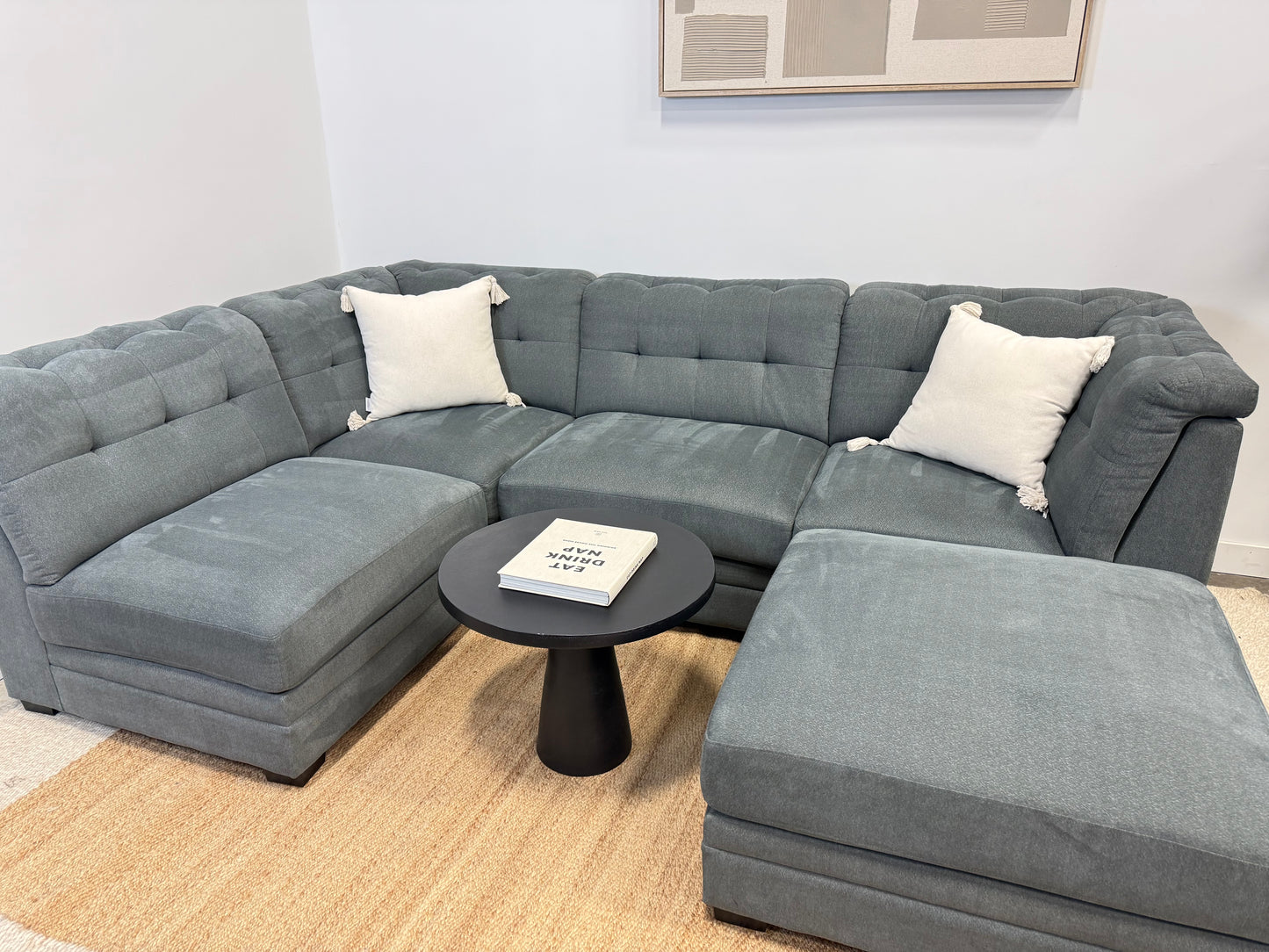 Modular sectional and ottoman