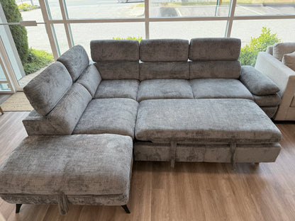 Tofino Sofa Bed Storage Sectional – Dark Grey
