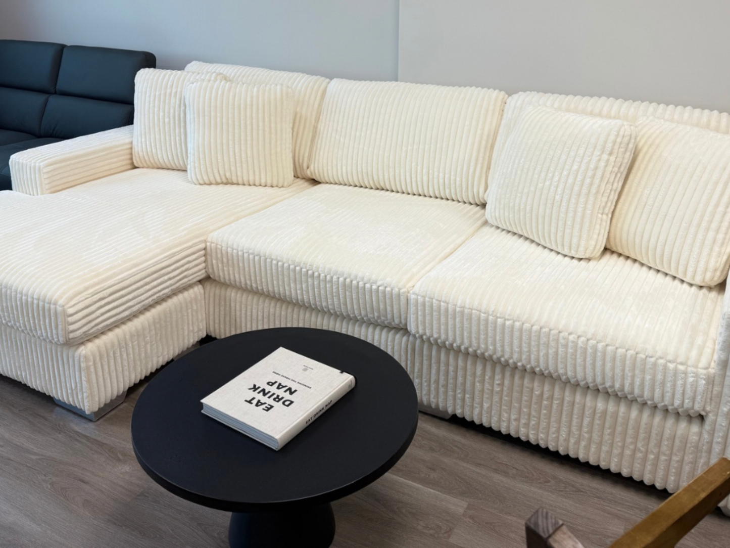 Moon Sectional Sofa Cream