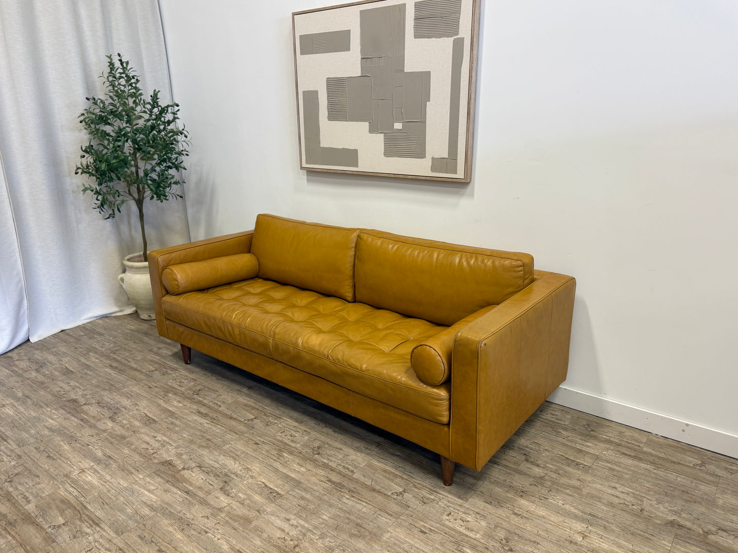 Pre owned Mercana Leather Sofa