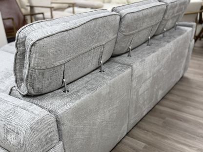 Nanaimo Sofa Bed and Storage Light Grey