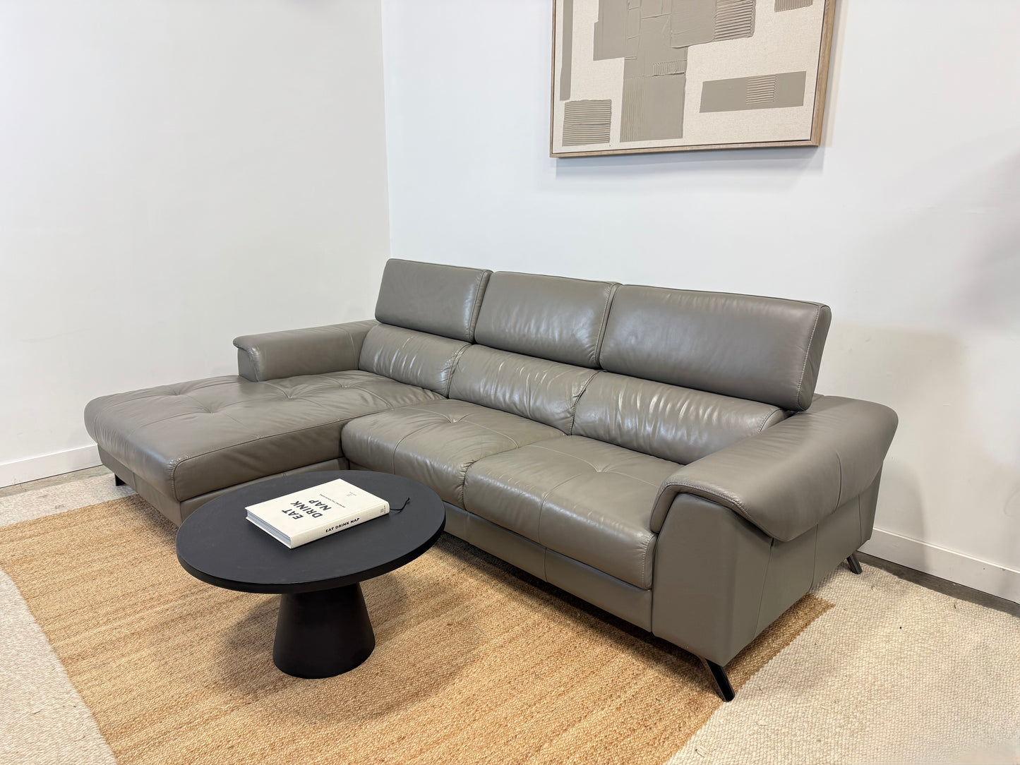 Scan Design Top grain Leather Sectional