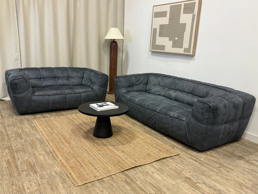 Pre owned Scan Design Graphite Sofa & Loveseat Set