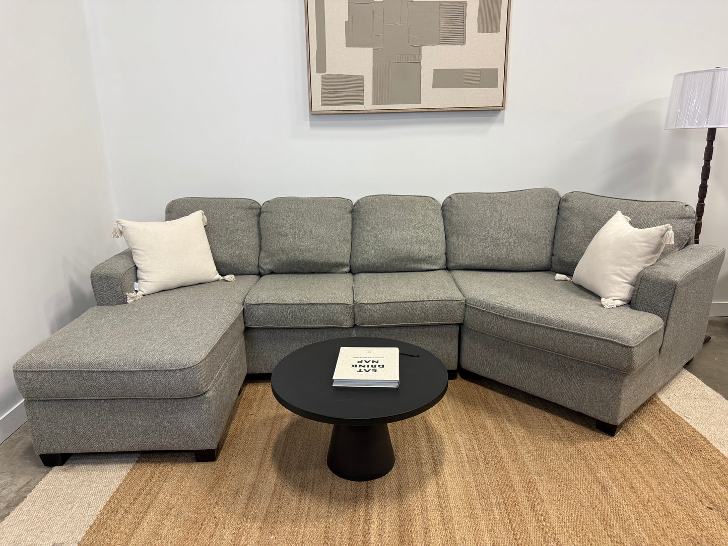 Canadian Made Sectional with cuddle corner