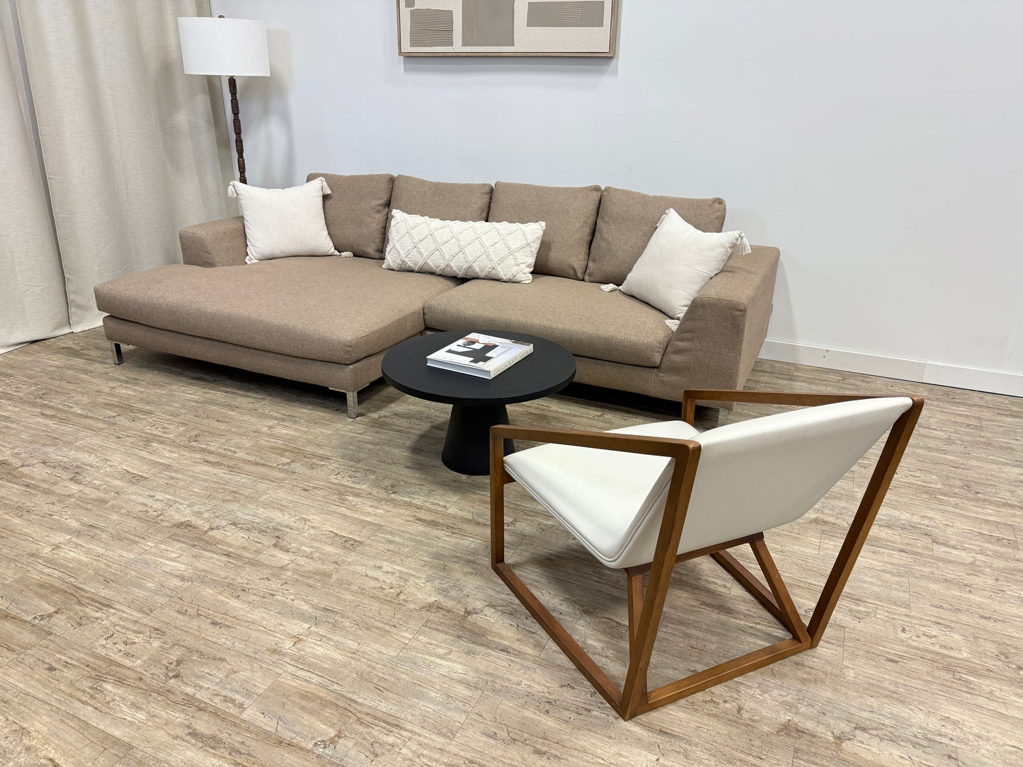 Pre owned deep lounge sectional