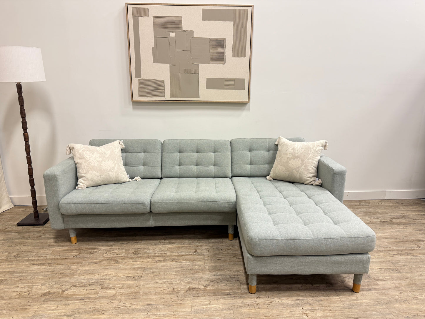 IKEA Morabo Reversible Chaise Sectional – Light Blue