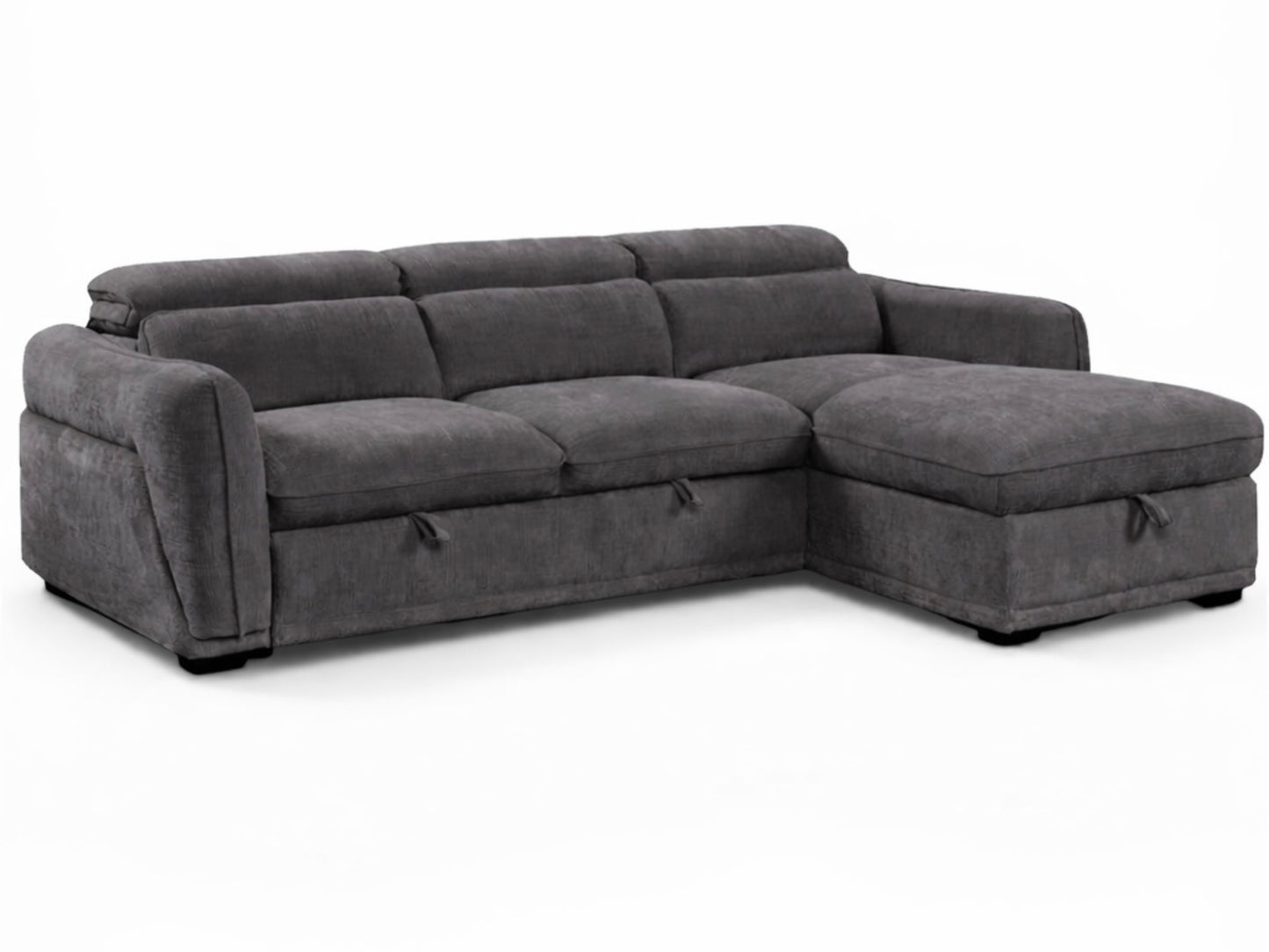 Nanaimo Sofa Bed & Storage Dark Grey