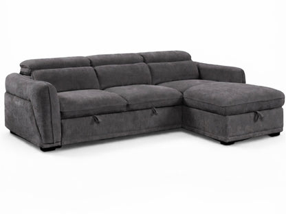 Nanaimo Sofa Bed & Storage Dark Grey