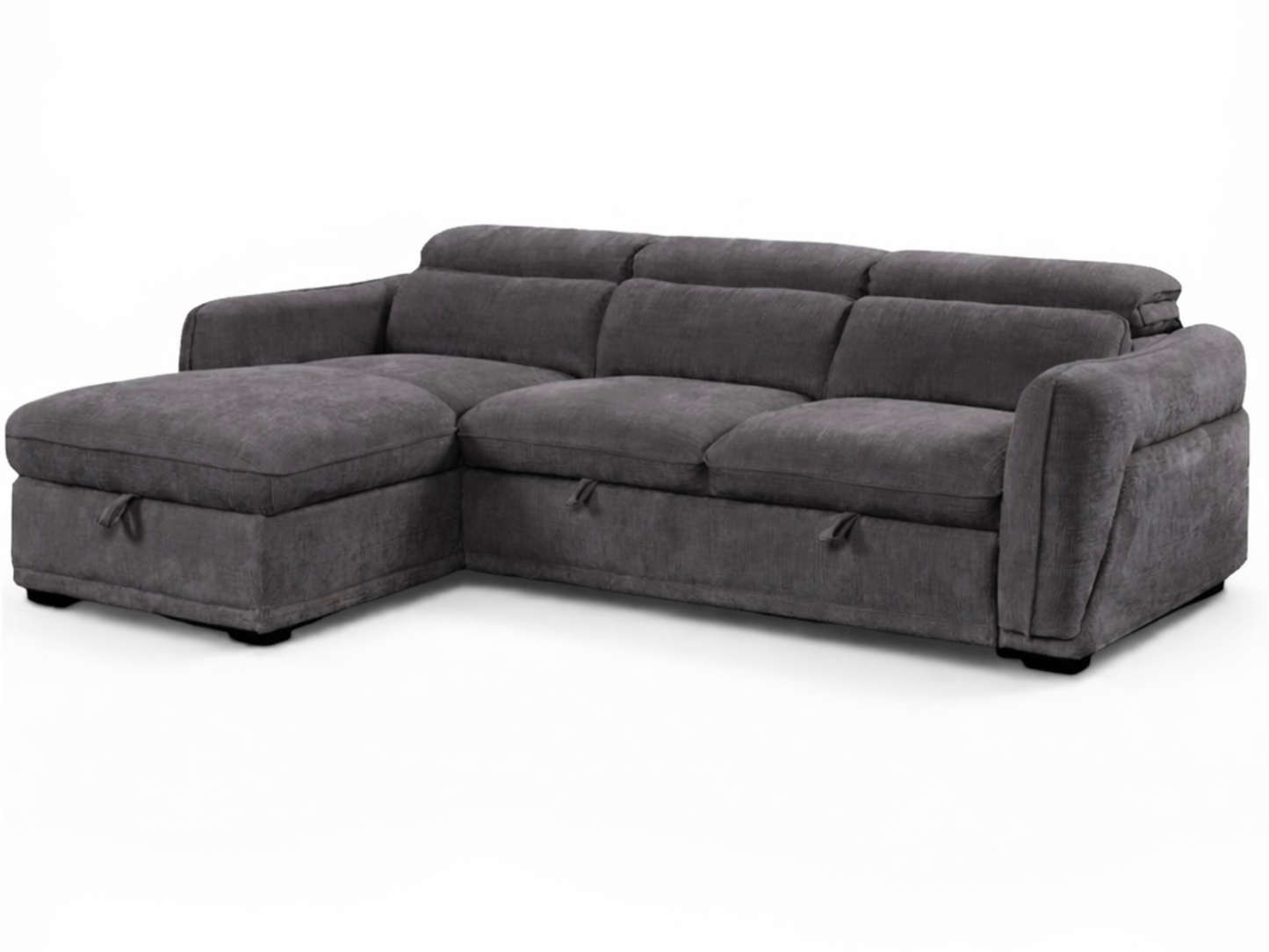 Nanaimo Sofa Bed & Storage Dark Grey