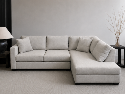 ClassicEra Canadian Custom Made Pillow Back Chaise Sectional