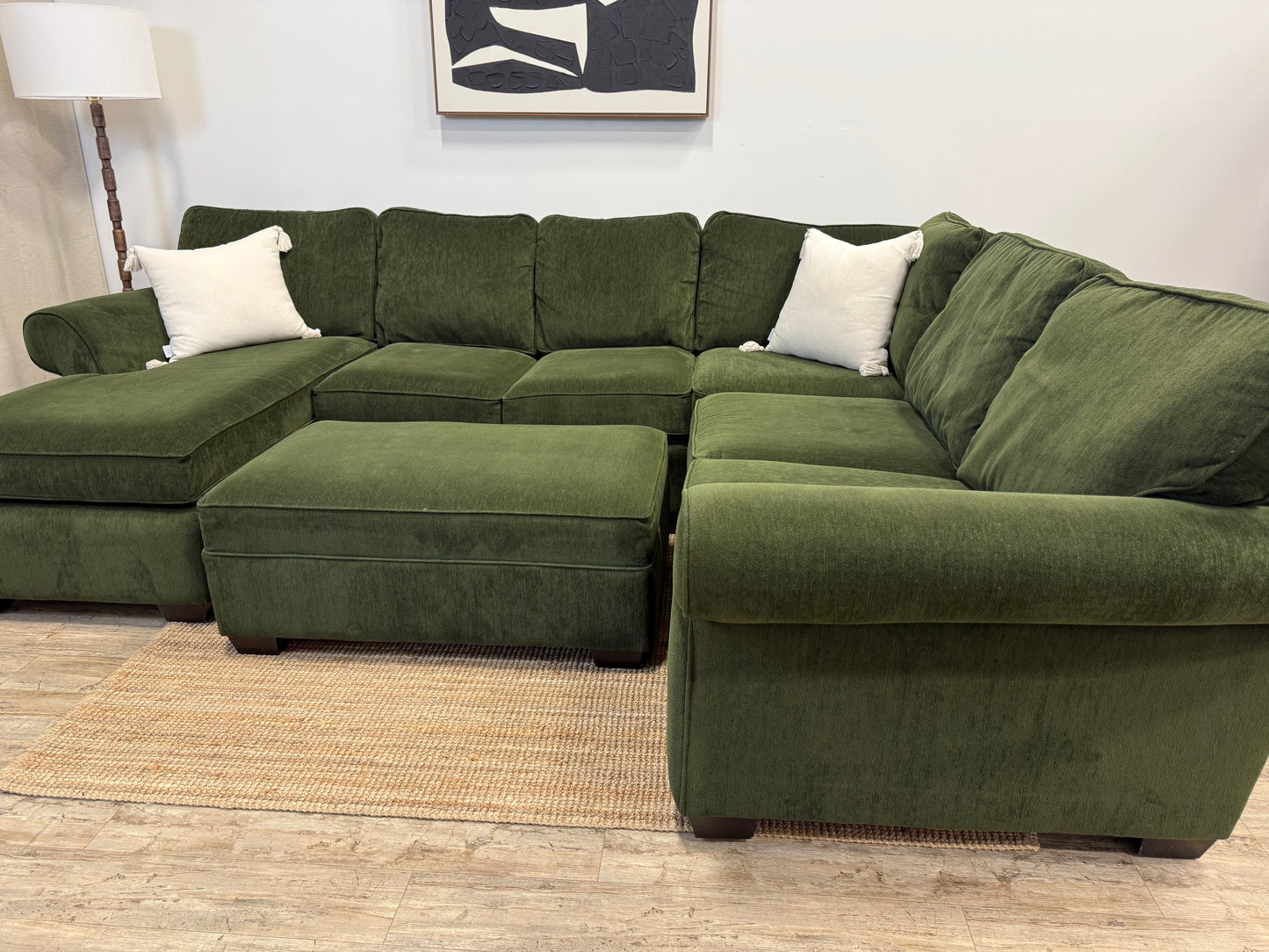 Pre-owned Stylus Sectional and ottoman