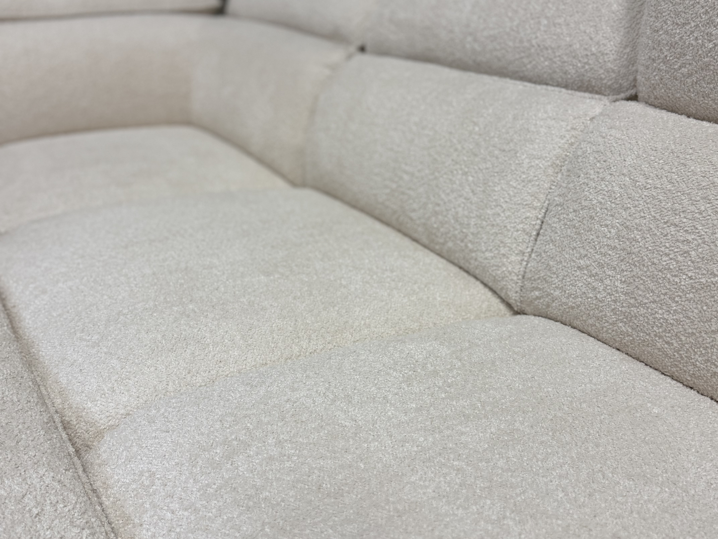 Sidney Sofa Bed Sectional Boucle Cream