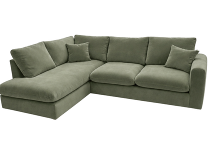 CloudEra Canadian Custom Made Pillow Back Chaise Sectional