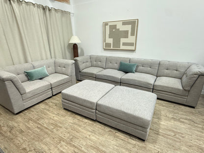 Pre owned 8-Piece Modular Sectional Sofa
