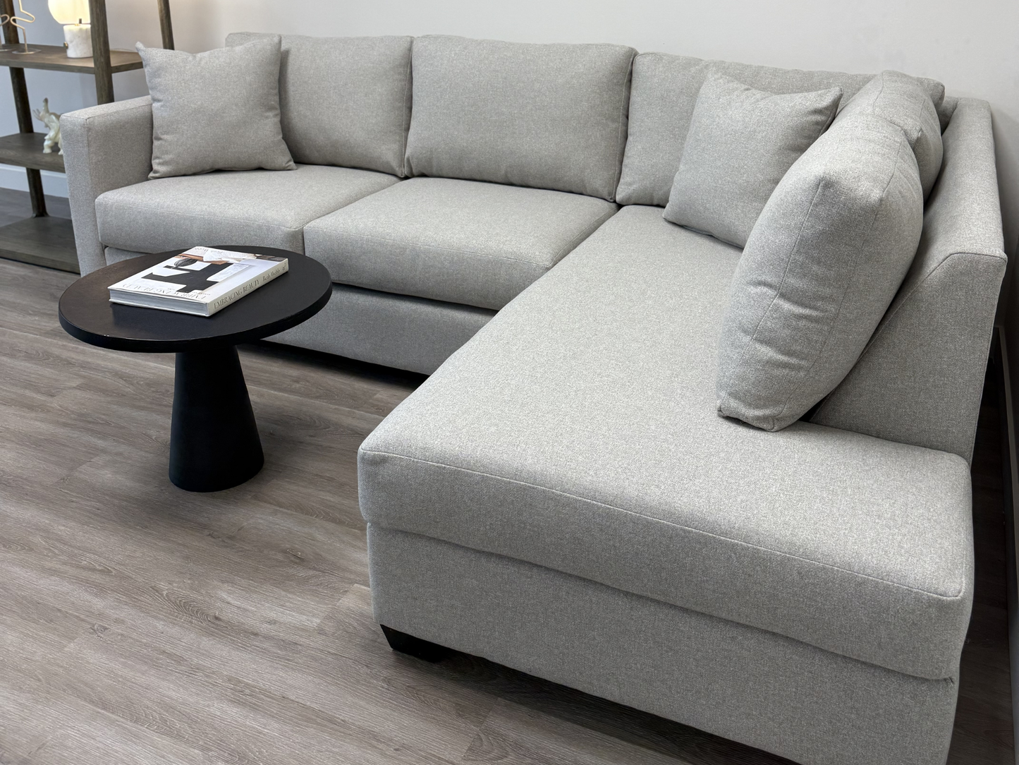 ClassicEra Canadian Custom Made Pillow Back Chaise Sectional