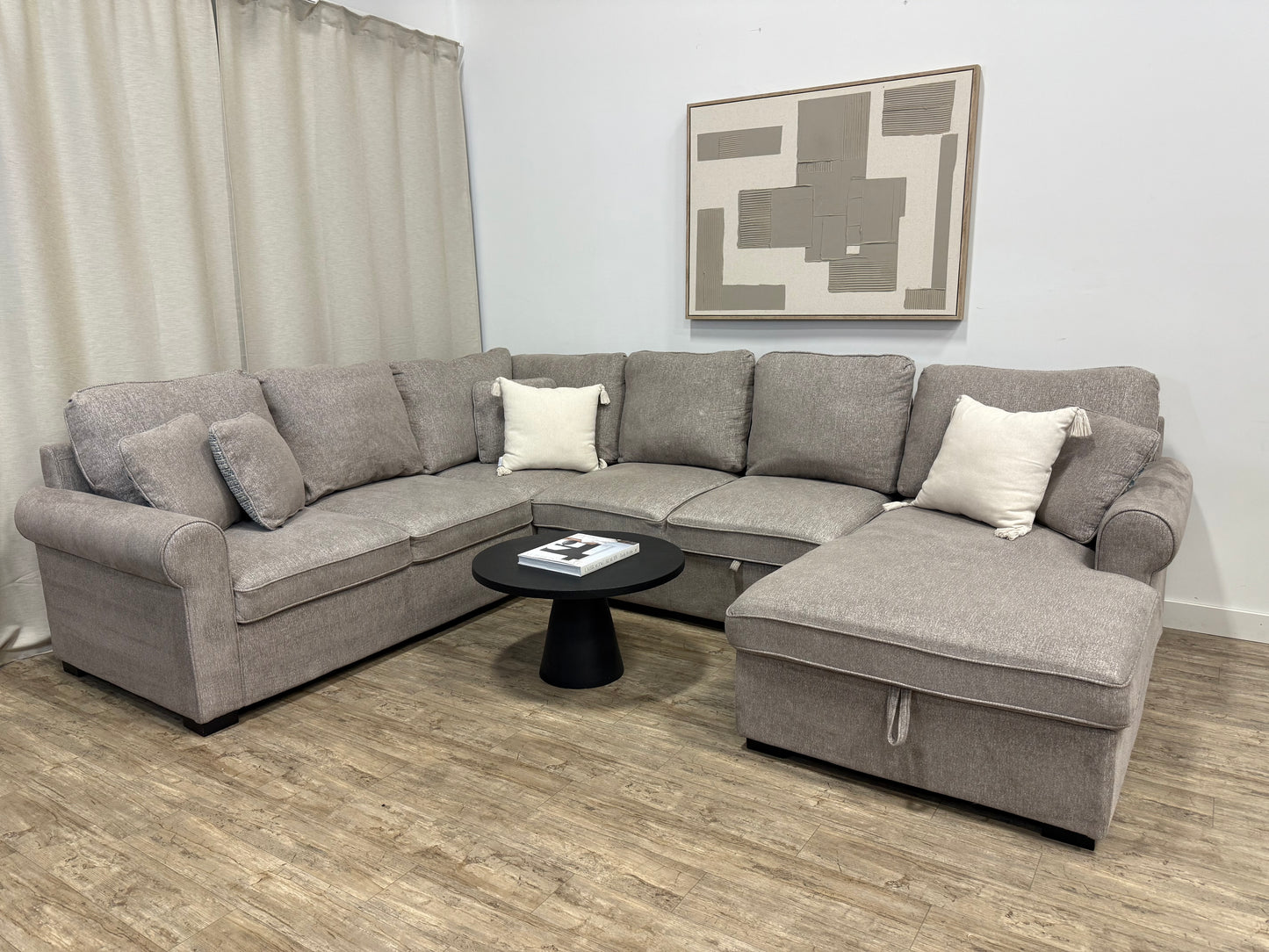 Pre owned Haven 3-Piece Sectional Sofa Bed with Storage