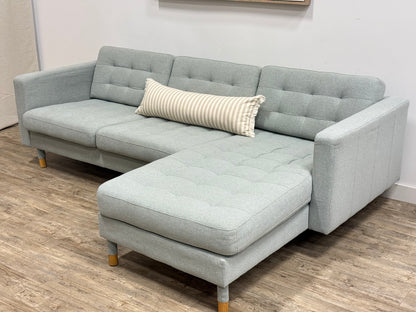 IKEA Morabo Reversible Chaise Sectional – Light Blue