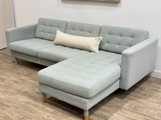 IKEA Morabo Reversible Chaise Sectional – Light Blue