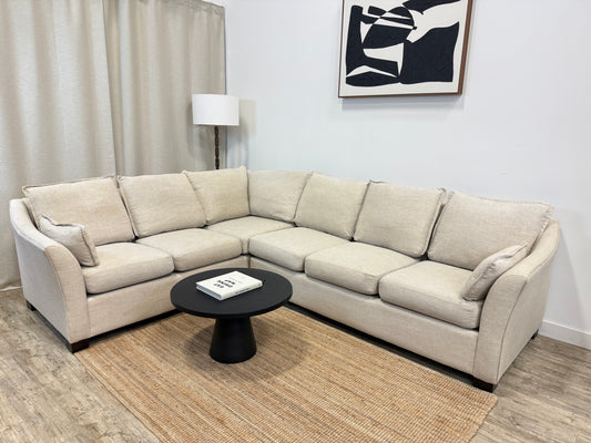 Pre-owned L shape sectional