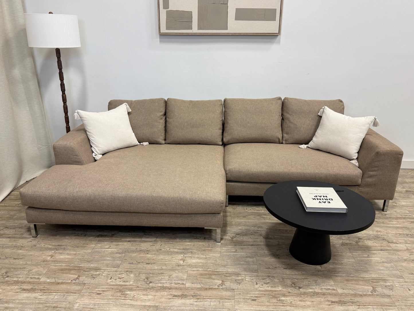Pre owned deep lounge sectional