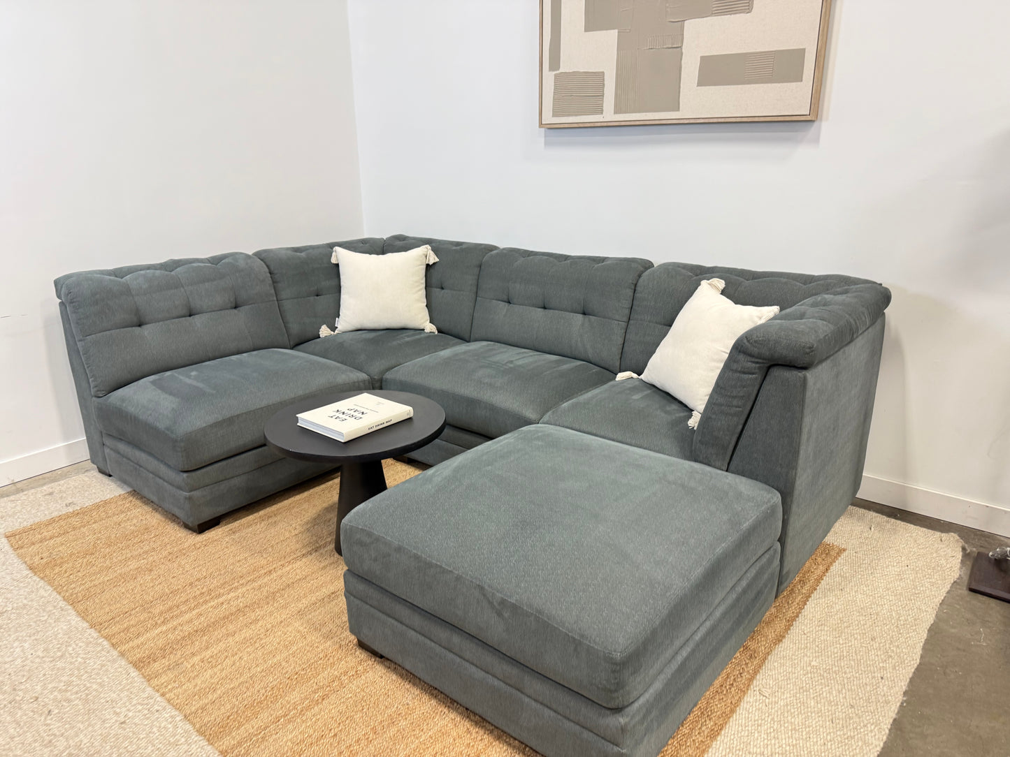 Modular sectional and ottoman