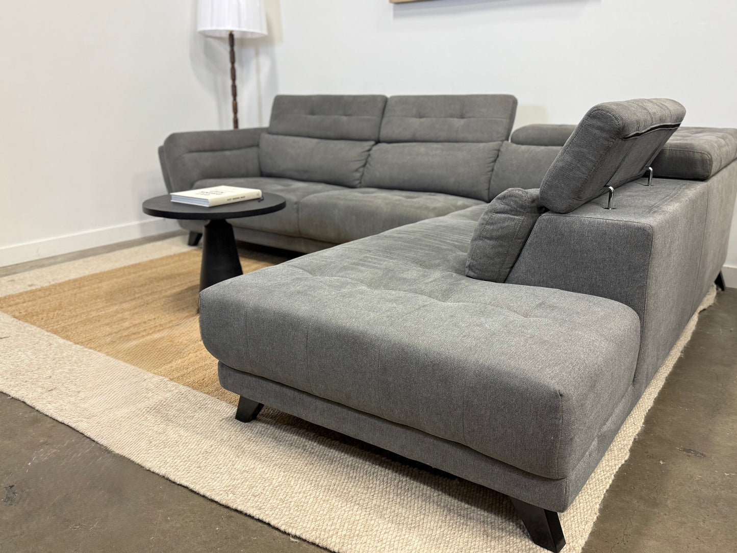 The Brick Modern Sectional (Dark Grey)
