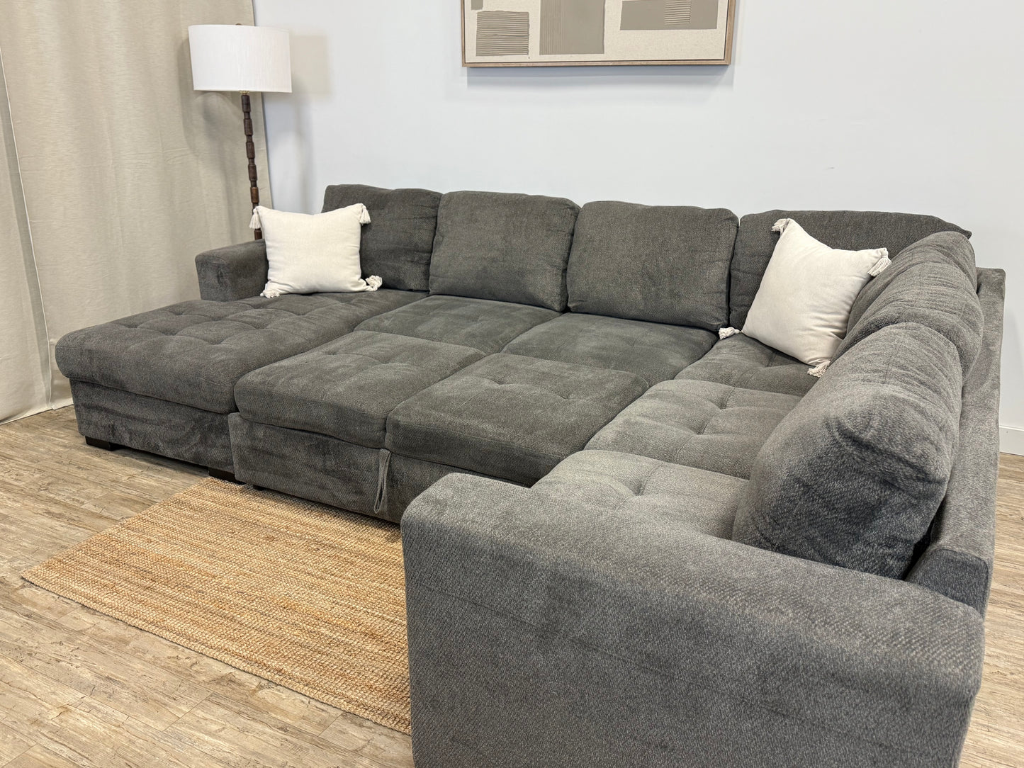 Pre-Owned Legend Sofa Bed Sectional – Storage Chaise