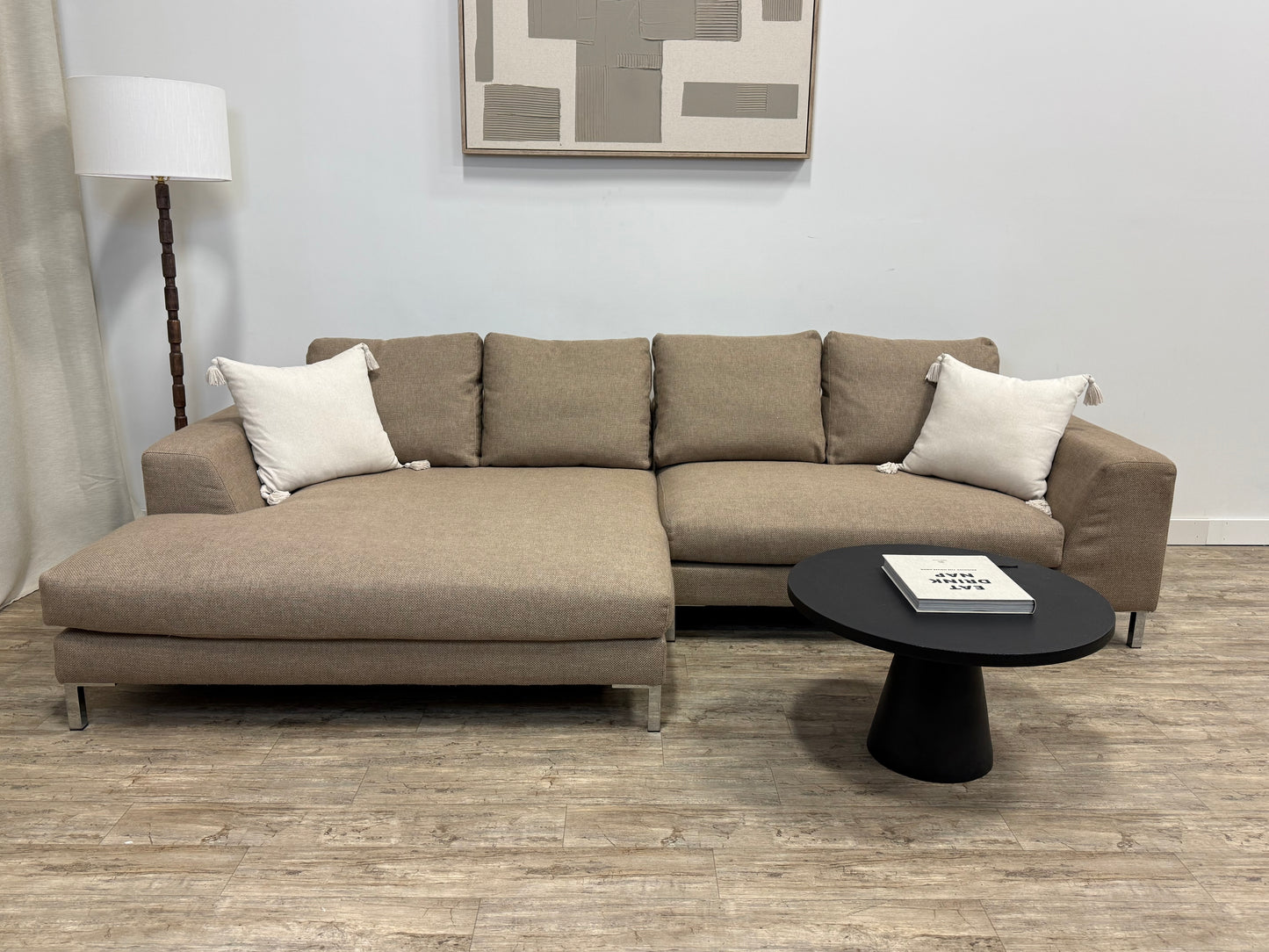 Pre owned deep lounge sectional