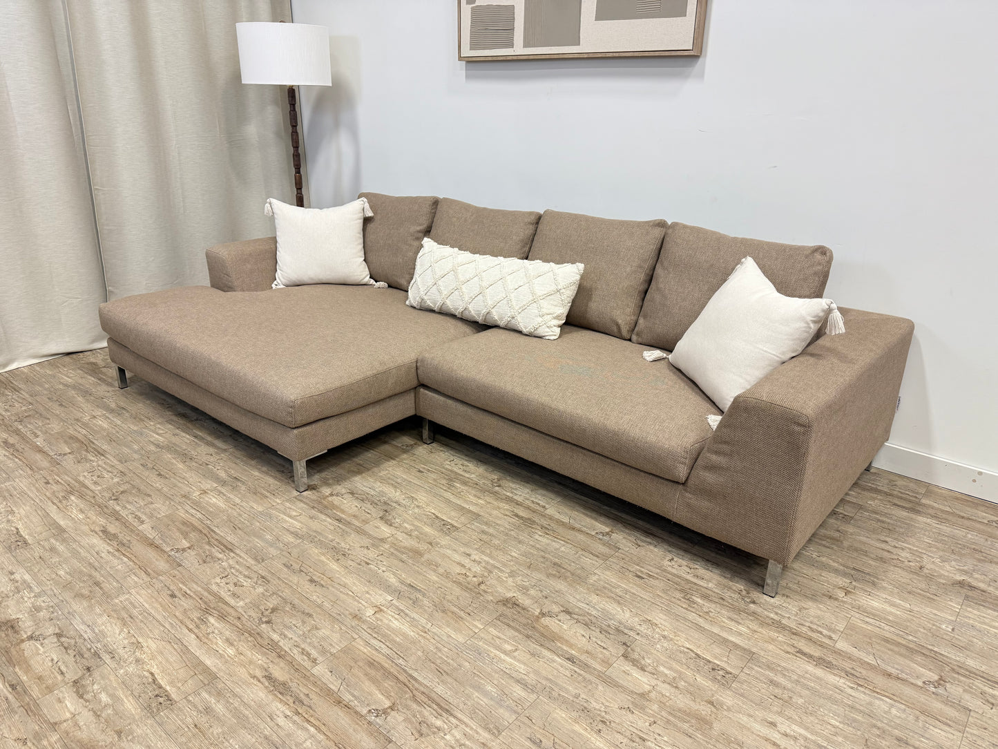 Pre owned deep lounge sectional