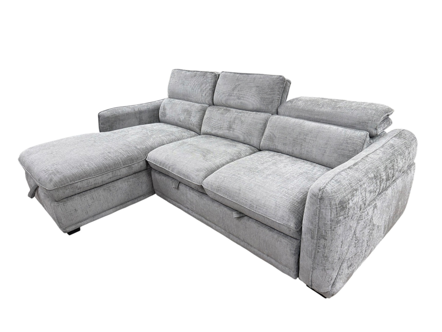 Nanaimo Sofa Bed and Storage Light Grey
