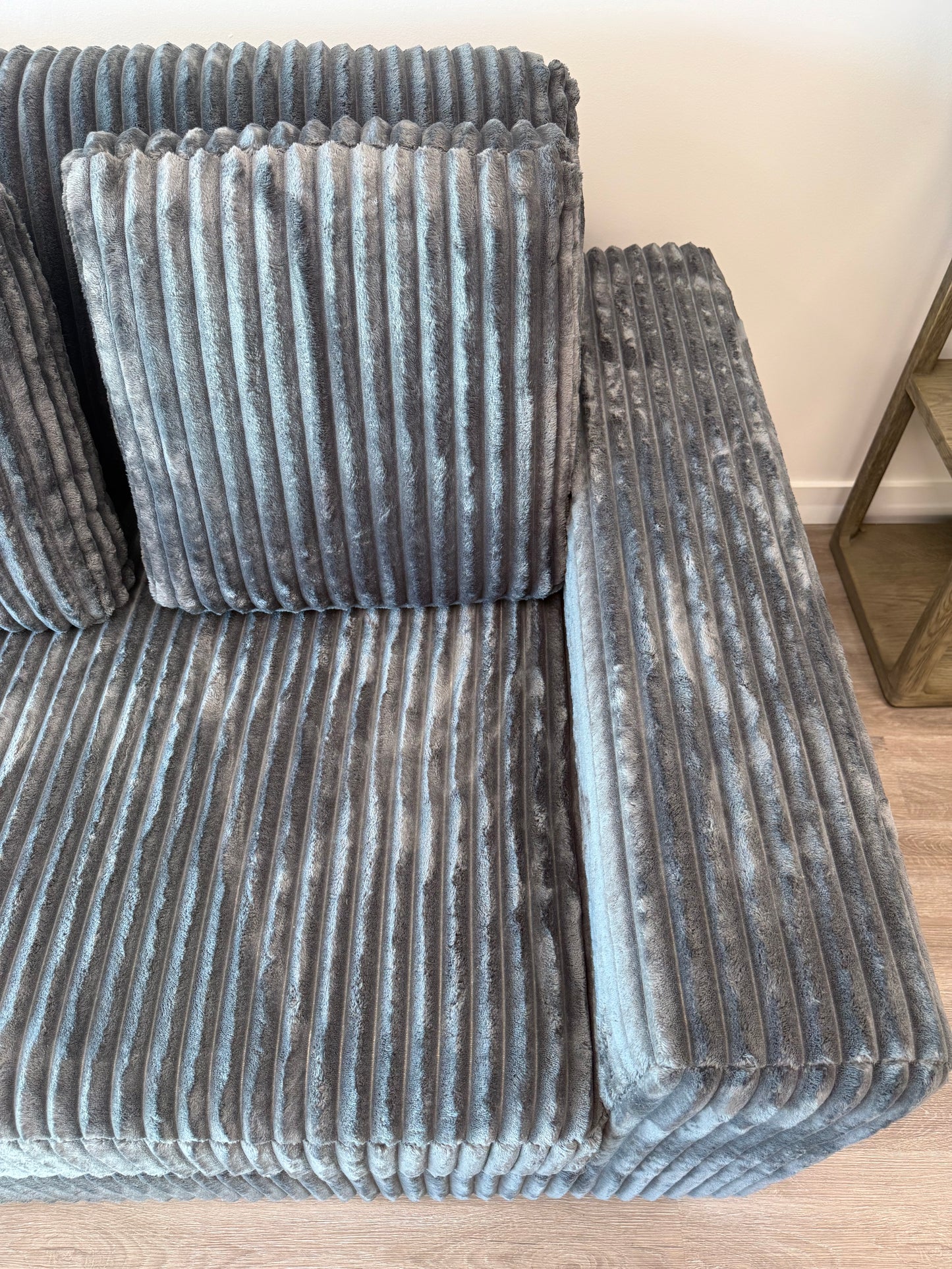 Moon Sectional Sofa Dark Grey