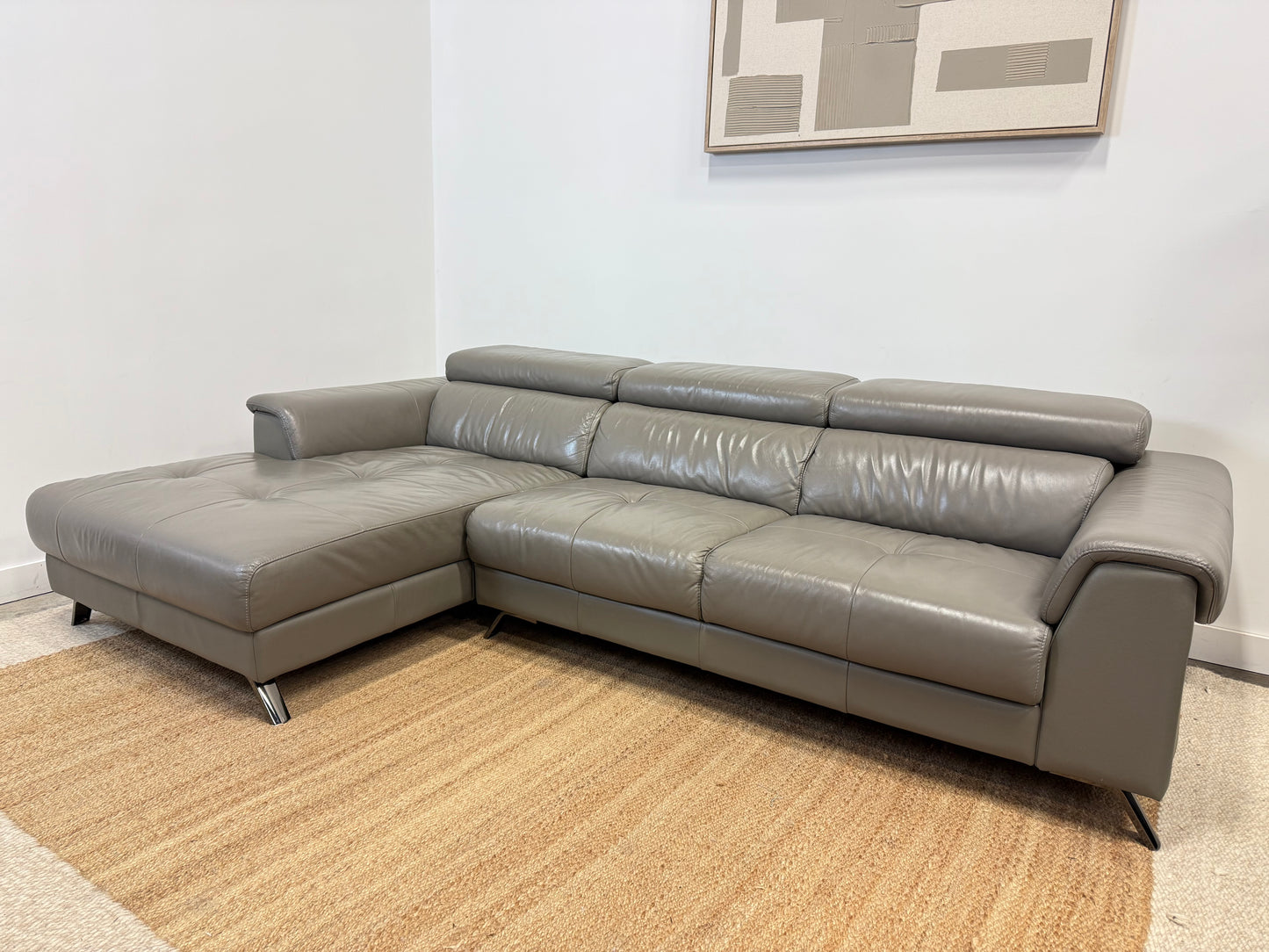 Scan Design Top grain Leather Sectional