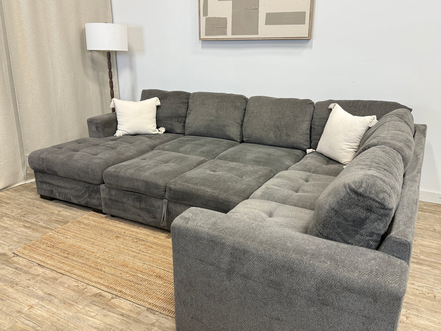 Pre-Owned Legend Sofa Bed Sectional – Storage Chaise