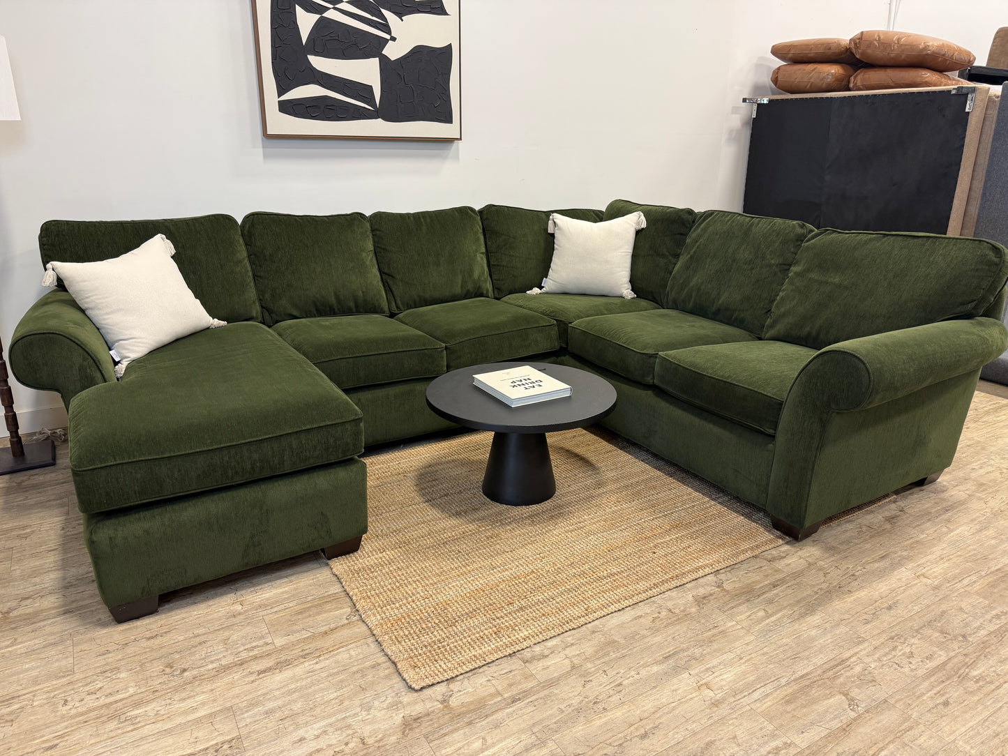 Pre-owned Stylus Sectional and ottoman