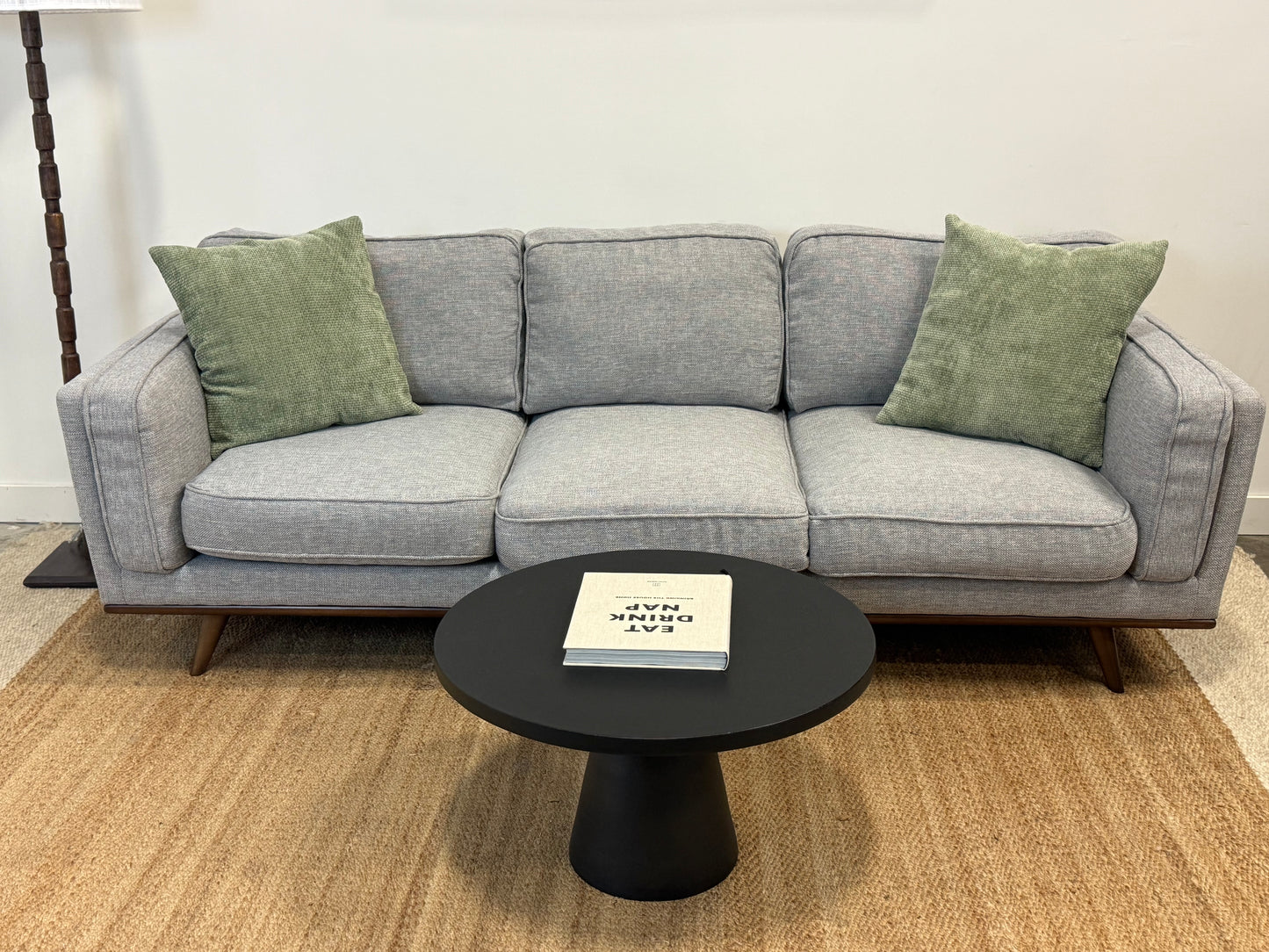 Grey Three seater sofa