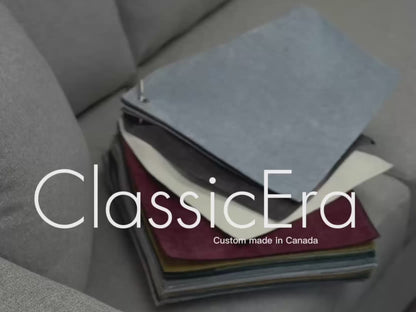ClassicEra Canadian Custom Made Pillow Back Chaise Sectional